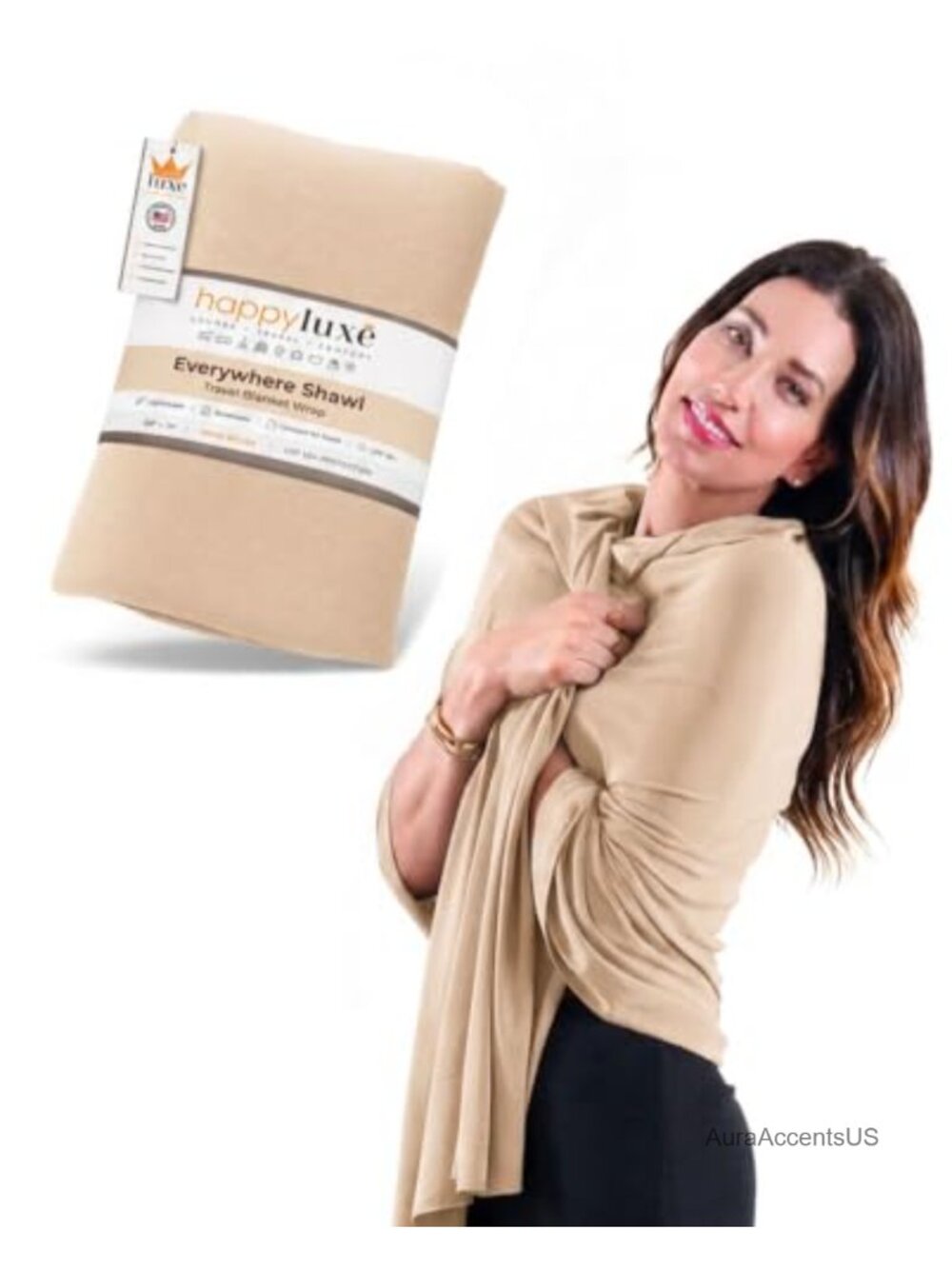Women's Luxury Pashmina Shawl Wrap Tencel Travel Scarf